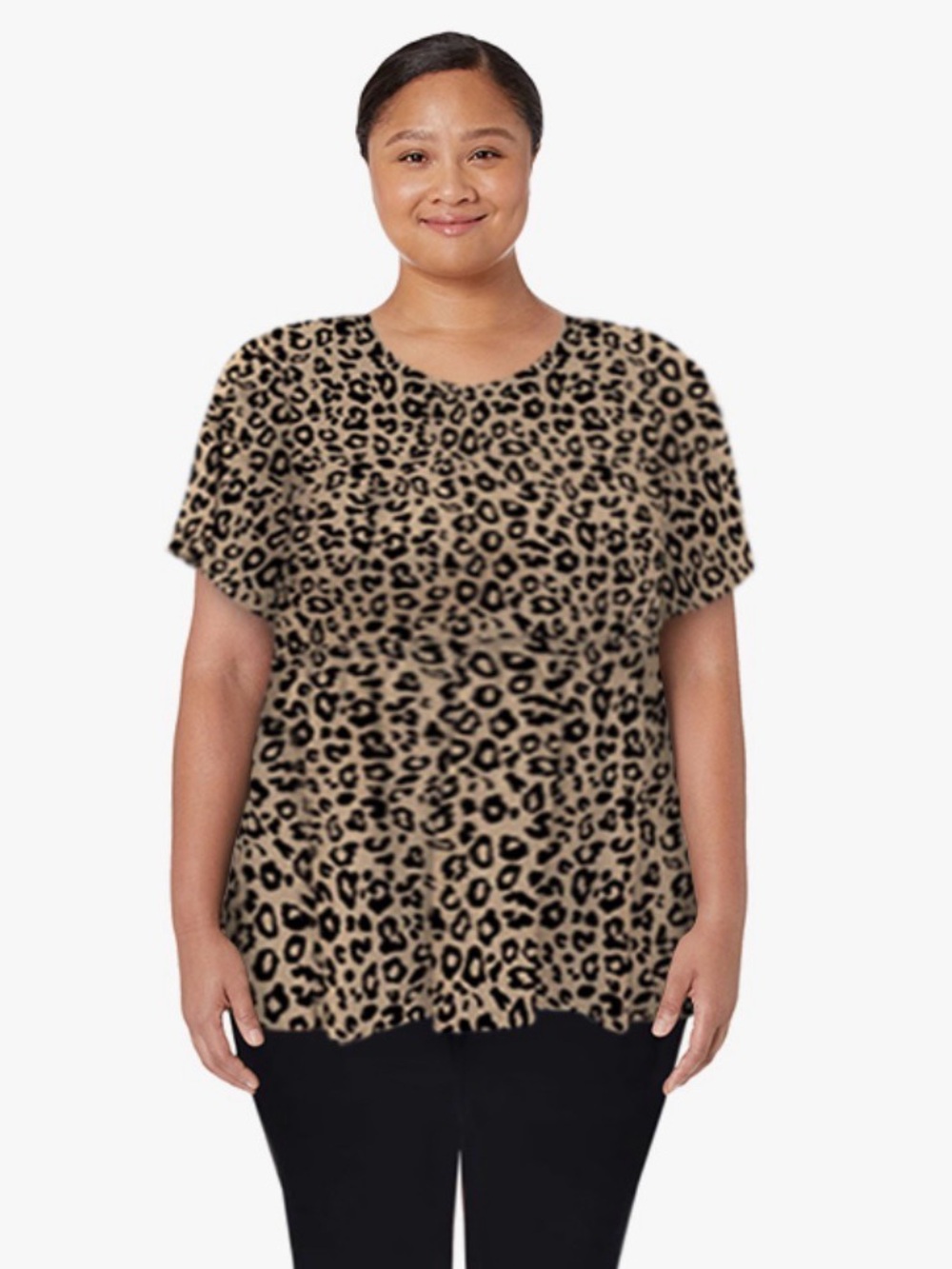 TASAMO Loose Ruffle Hem Top
